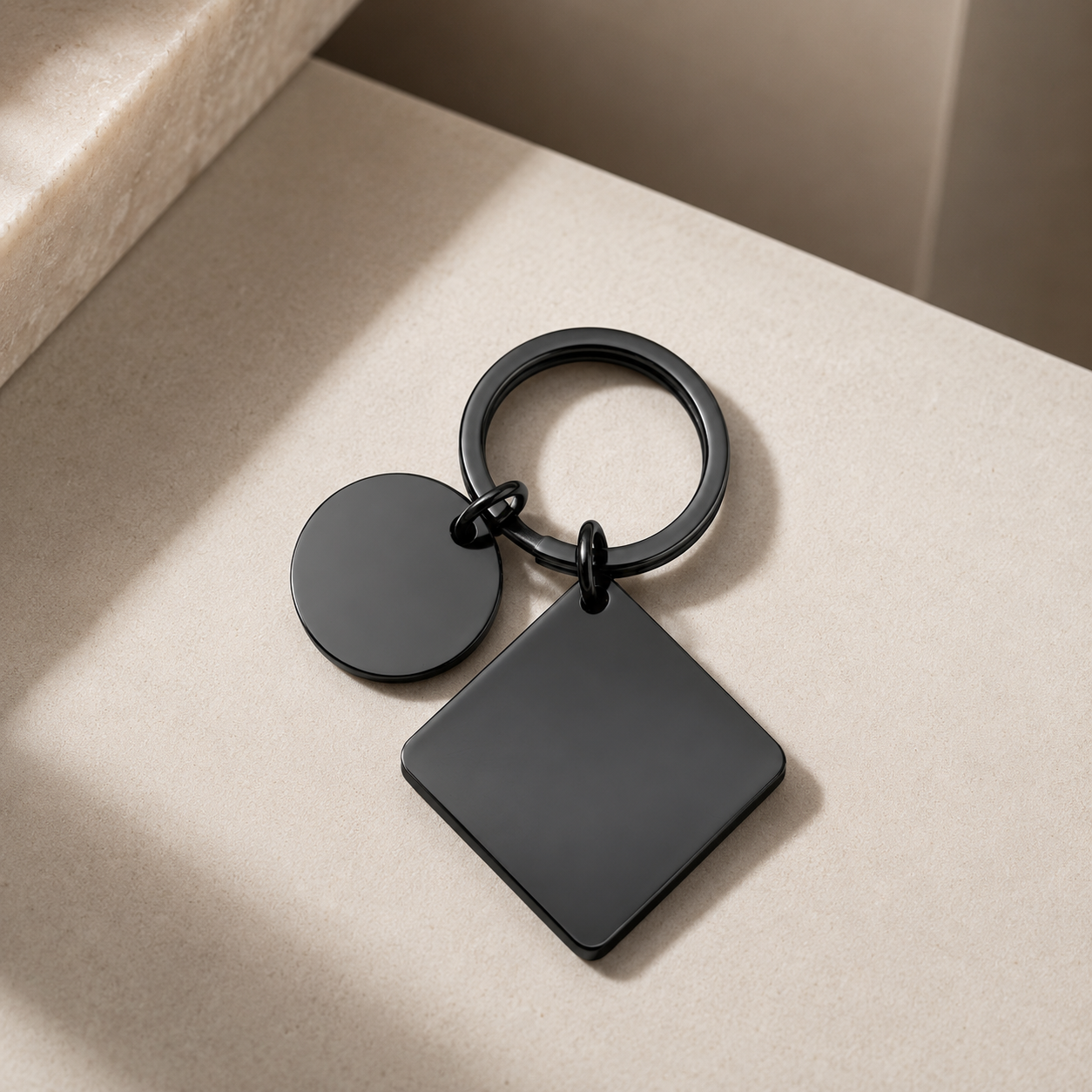Porte-clé calendrier noir