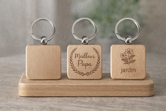 Porte-clé en bois