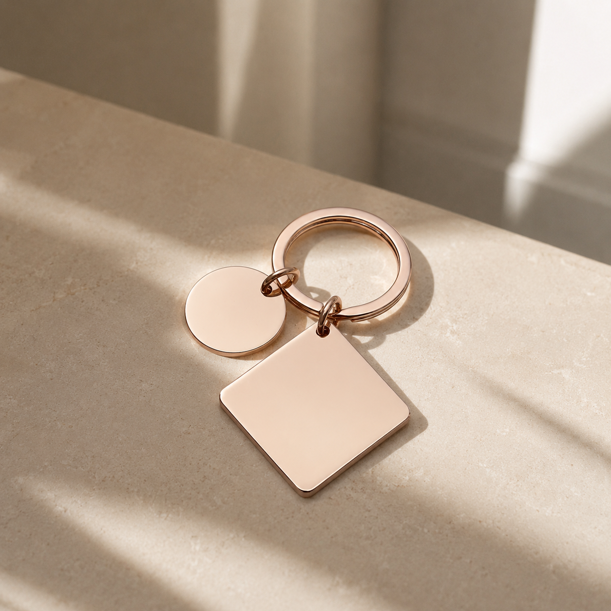 Porte-clé calendrier rose